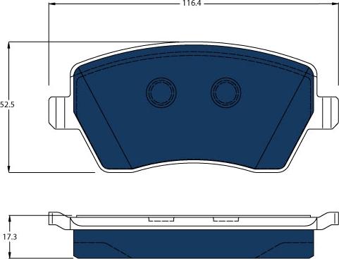 TRW GDB3332BTE - Тормозные колодки, дисковые, комплект autosila-amz.com