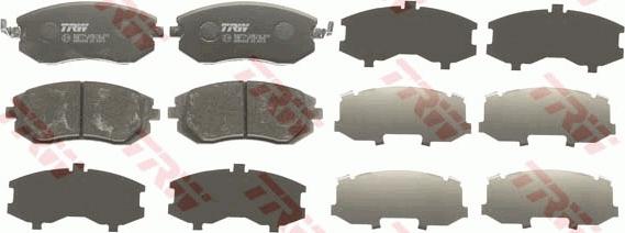 TRW GDB3328 - Тормозные колодки, дисковые, комплект autosila-amz.com