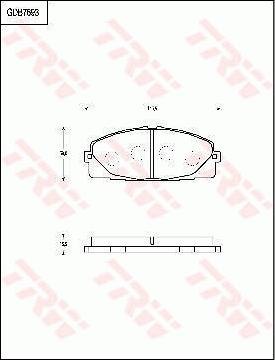 TRW GDB7693 - Тормозные колодки, дисковые, комплект autosila-amz.com