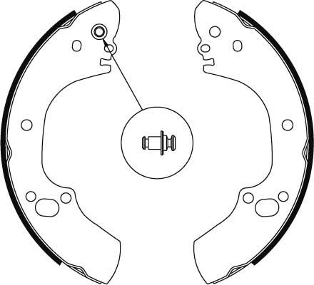 TRW GS8462 - Колодки торм барабан к-т задн autosila-amz.com