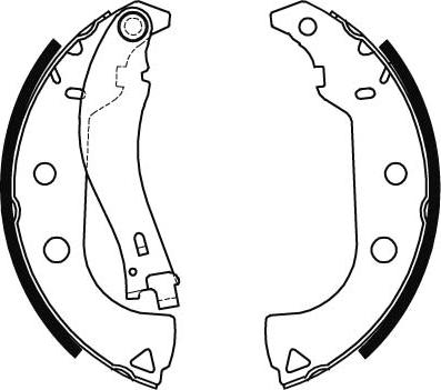 TRW GS8484 - Колодки торм барабан к-т задн autosila-amz.com