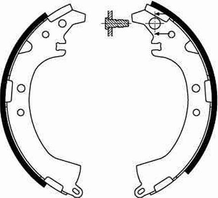 TRW GS8649 - КОЛОДКИ ТОРМОЗНЫЕ autosila-amz.com