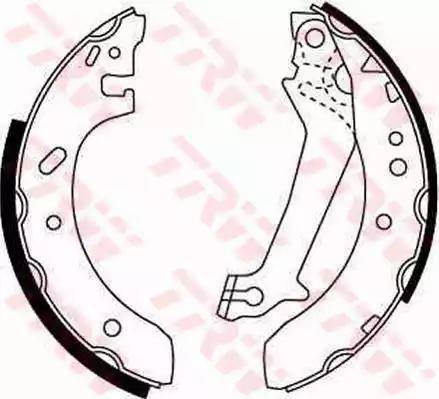 Alpha Brakes HST-FR-026 - Комплект тормозных колодок, барабанные autosila-amz.com