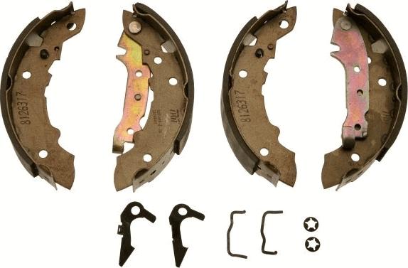 TRW GS8099 - Комплект тормозных колодок, барабанные autosila-amz.com