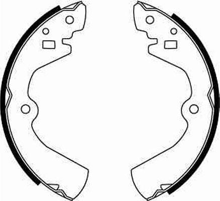 TRW GS8308 - GS8308 4127.00=464SBS=K1170-01=138 100-SX=FSB258 !колодки барабанные\ Nissan Bluebird 2.0 86-90 autosila-amz.com