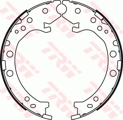 TRW GS8789 - Комплект тормозов, ручник, парковка autosila-amz.com