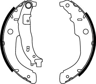 TRW GS8731 - GS8731 4212.00 [4241N3] !колодки барабанные\ Citroen C3/DS3, Peugeot 207 1.4i/1.4-1.6HDi 06> autosila-amz.com