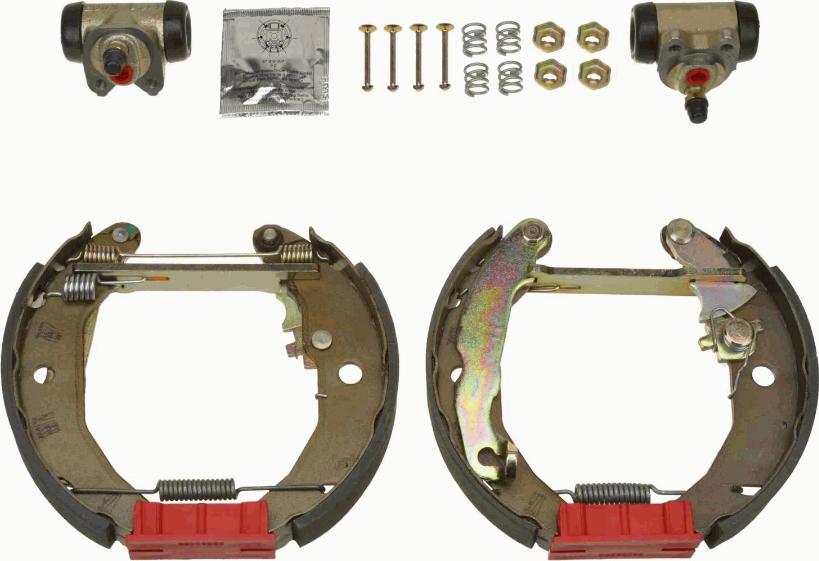 TRW GSK1642 - Комплект тормозных колодок, барабанные autosila-amz.com