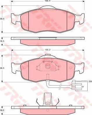 TRW GTD1046 - Дисковый тормозной механизм, комплект autosila-amz.com