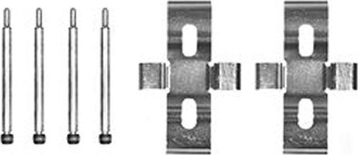 TRW PFK172 - Комплектующие для колодок дискового тормоза autosila-amz.com