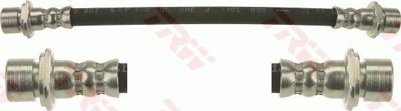 TRW PHA483 - Тормозной шланг autosila-amz.com