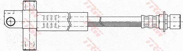 TRW PHA309 - Шланг торм задн autosila-amz.com