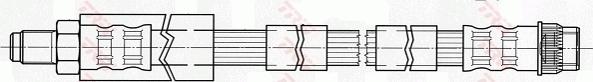 TRW PHB431 - Тормозной шланг autosila-amz.com