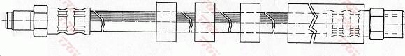 TRW PHB568 - Тормозной шланг autosila-amz.com
