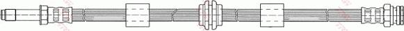 TRW PHB346 - шланг тормозной передний! L=498\ Ford Galaxy, VW Sharan 1.8-2.8/1.9TDi 95-10 autosila-amz.com