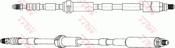 TRW PHC313 - Тормозной шланг autosila-amz.com