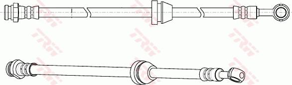 TRW PHD947 - Тормозной шланг autosila-amz.com