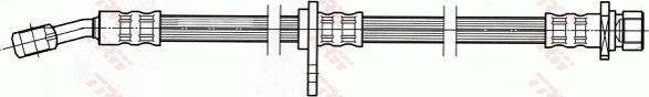 TRW PHD465 - Тормозной шланг autosila-amz.com