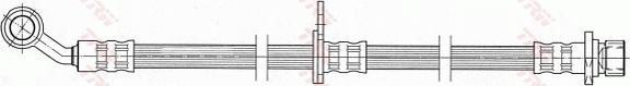 TRW PHD463 - Тормозной шланг autosila-amz.com