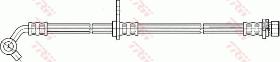 TRW PHD519 - Шланг торм задн autosila-amz.com