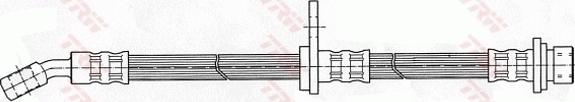 TRW PHD602 - Тормозной шланг autosila-amz.com