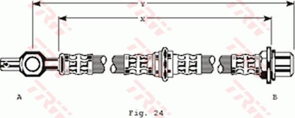 TRW PHD183 - Тормозной шланг autosila-amz.com