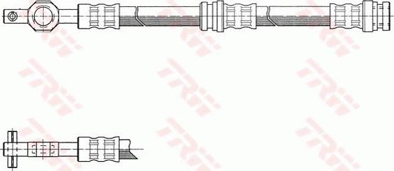 TRW PHD736 - Тормозной шланг autosila-amz.com