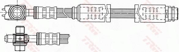 TRW PHD771 - Тормозной шланг autosila-amz.com