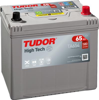 Tudor TA654 - Стартерная аккумуляторная батарея, АКБ autosila-amz.com