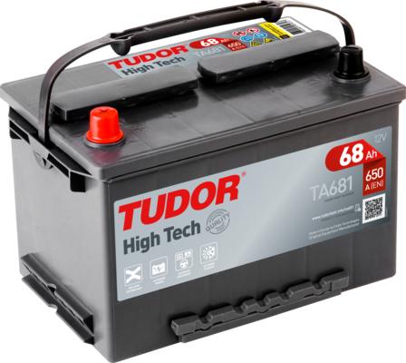 Tudor TA681 - Стартерная аккумуляторная батарея, АКБ autosila-amz.com