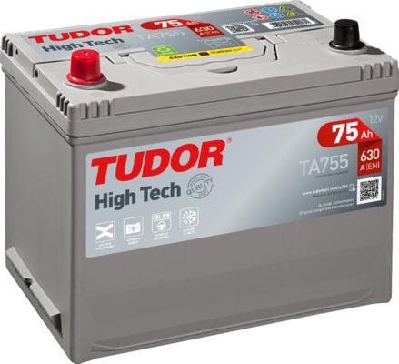 Tudor TA755 - Стартерная аккумуляторная батарея, АКБ autosila-amz.com