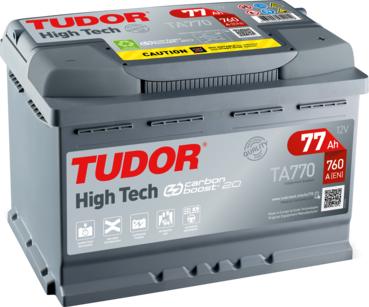 Tudor TA770 - Стартерная аккумуляторная батарея, АКБ autosila-amz.com
