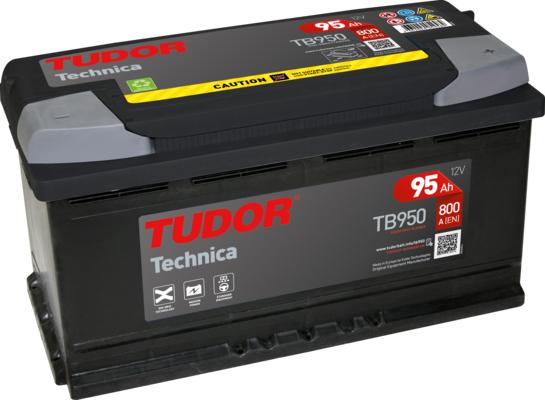 Tudor TB950 - Стартерная аккумуляторная батарея, АКБ autosila-amz.com