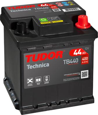 Tudor TB440 - Стартерная аккумуляторная батарея, АКБ autosila-amz.com