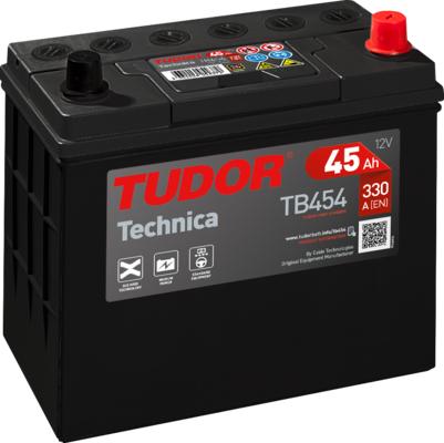 Tudor TB454 - Стартерная аккумуляторная батарея, АКБ autosila-amz.com