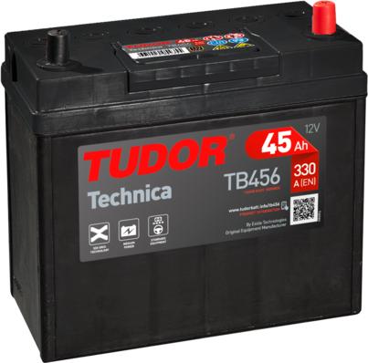 Tudor TB456 - Стартерная аккумуляторная батарея, АКБ autosila-amz.com