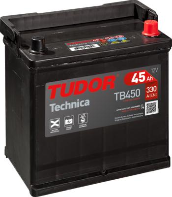 Tudor TB450 - Стартерная аккумуляторная батарея, АКБ autosila-amz.com