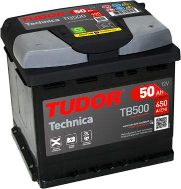 Tudor TB500 - Стартерная аккумуляторная батарея, АКБ autosila-amz.com