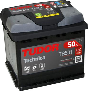Tudor TB501 - Стартерная аккумуляторная батарея, АКБ autosila-amz.com