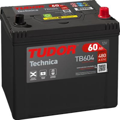 Tudor TB604 - Стартерная аккумуляторная батарея, АКБ autosila-amz.com