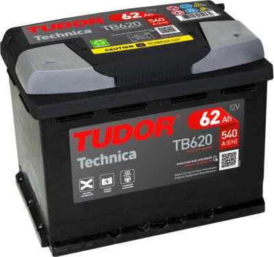 Tudor TB620 - Стартерная аккумуляторная батарея, АКБ autosila-amz.com