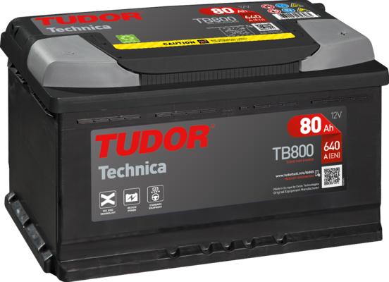 Tudor TB800 - Стартерная аккумуляторная батарея, АКБ autosila-amz.com