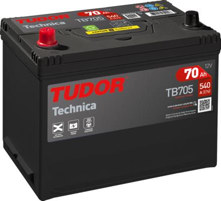 Tudor TB705 - Стартерная аккумуляторная батарея, АКБ autosila-amz.com