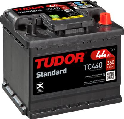 Tudor TC440 - Стартерная аккумуляторная батарея, АКБ autosila-amz.com