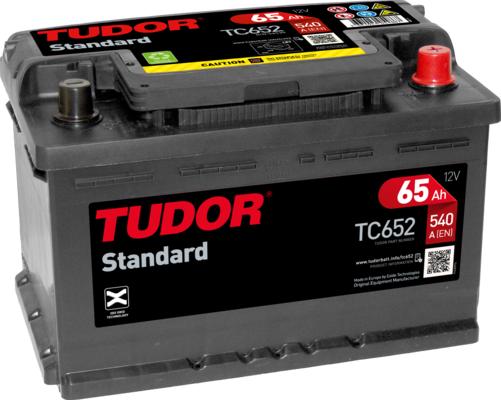 Tudor TC652 - Стартерная аккумуляторная батарея, АКБ autosila-amz.com