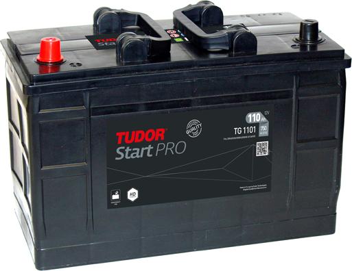 Tudor TG1101 - Стартерная аккумуляторная батарея, АКБ autosila-amz.com