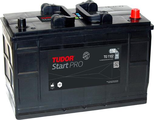 Tudor TG1102 - Стартерная аккумуляторная батарея, АКБ autosila-amz.com