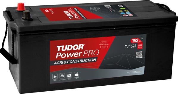 Tudor TJ1523 - Стартерная аккумуляторная батарея, АКБ autosila-amz.com
