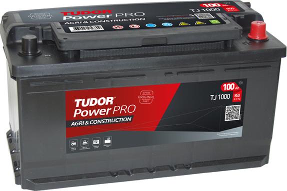 Tudor TJ1000 - Стартерная аккумуляторная батарея, АКБ autosila-amz.com