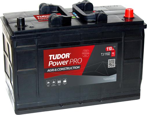 Tudor TJ1102 - Стартерная аккумуляторная батарея, АКБ autosila-amz.com